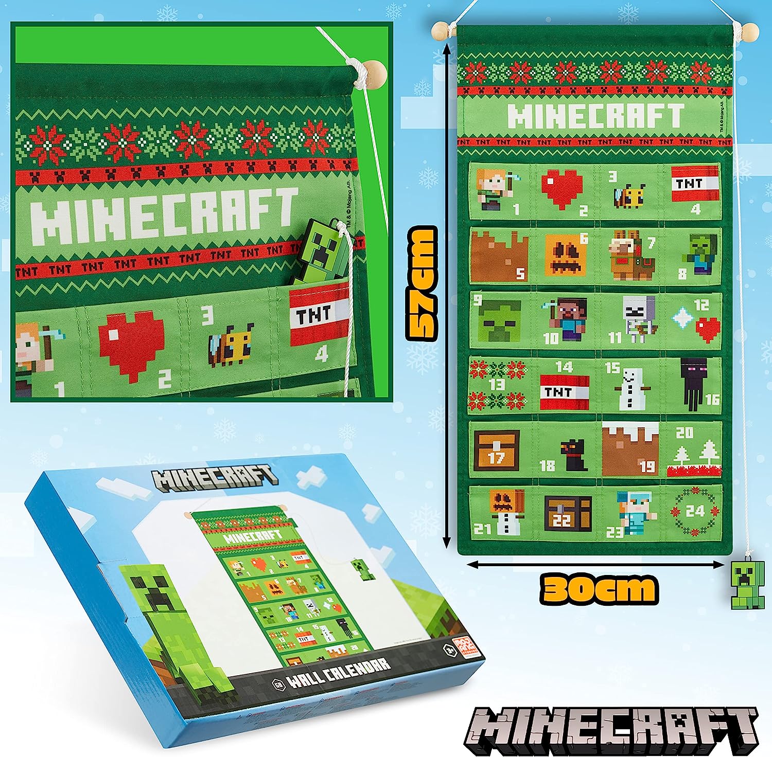 DIY Minecraft Advent Calendar Forever Cosmetics