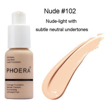 Load image into Gallery viewer, Phoera Foundation Full Coverage Flawless Matte Liquid Foundation