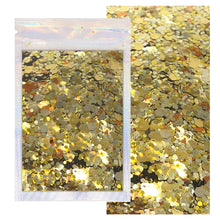 Load image into Gallery viewer, Glamza chunky glitter sachet 10g UNICORN 9 Colours