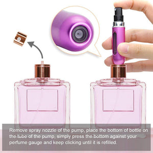 GENERISE Refillable Perfume Atomiser Spray – 5ml Travel-Size Fragrance Bottle, Air Travel Approved, Free Delivery