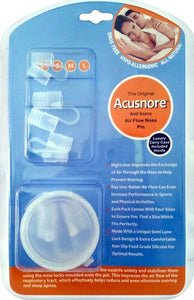 Acusnore Air Flow Nose Pins for Snoring and Better Breathing - 5 Options