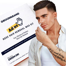 Load image into Gallery viewer, Groomarang Adios Nose Hair Removal Wax Kit &amp; Optional Eyebrow Shaver