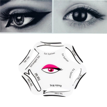 Load image into Gallery viewer, 6 in 1 Eyeliner Stencil - Optional Black Eyeliner