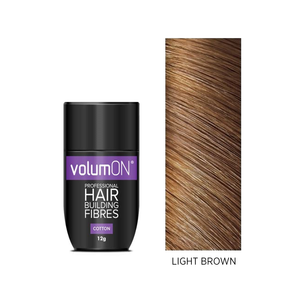Volumon COTTON Hair Loss Building Fibres Kit 12g or 28g with Fibre Hold Spray and Optimiser Comb