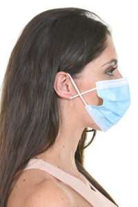 Puratise Disposable 3 Ply Face Masks- 50 Per Box- Made in the UK