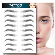 Load image into Gallery viewer, Glamza 4D Eyebrow Tattoos - 10 Pairs Per Sheet
