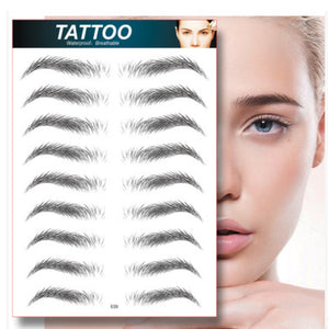Glamza 4D Eyebrow Tattoos - 10 Pairs Per Sheet