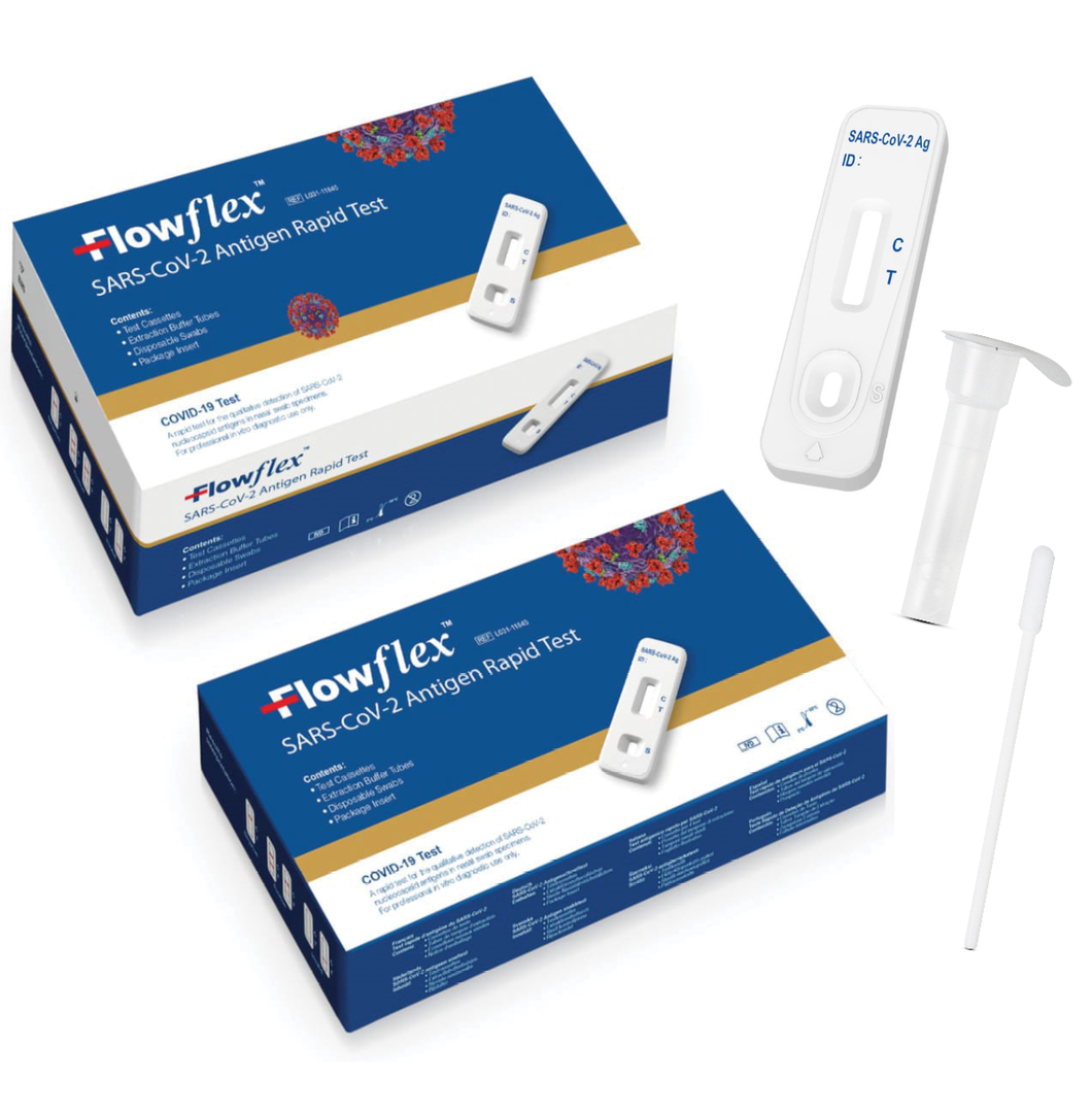 FlowFlex Rapid Lateral Flow Covid-19 Antigen Test, Individual Tests