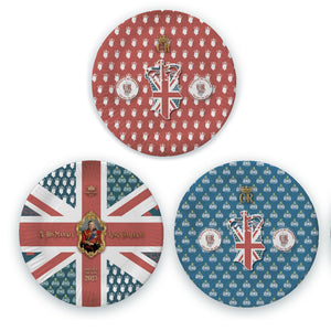 Vintage Royal Coronation 8 Pack 9” Plates