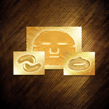 Load image into Gallery viewer, Gold Collagen &amp; Hyaluronic Face Mask, Eye Mask &amp; Lip Mask Bundles