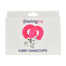 Load image into Gallery viewer, Adult - Loving Joy Furry Handcuffs Pink