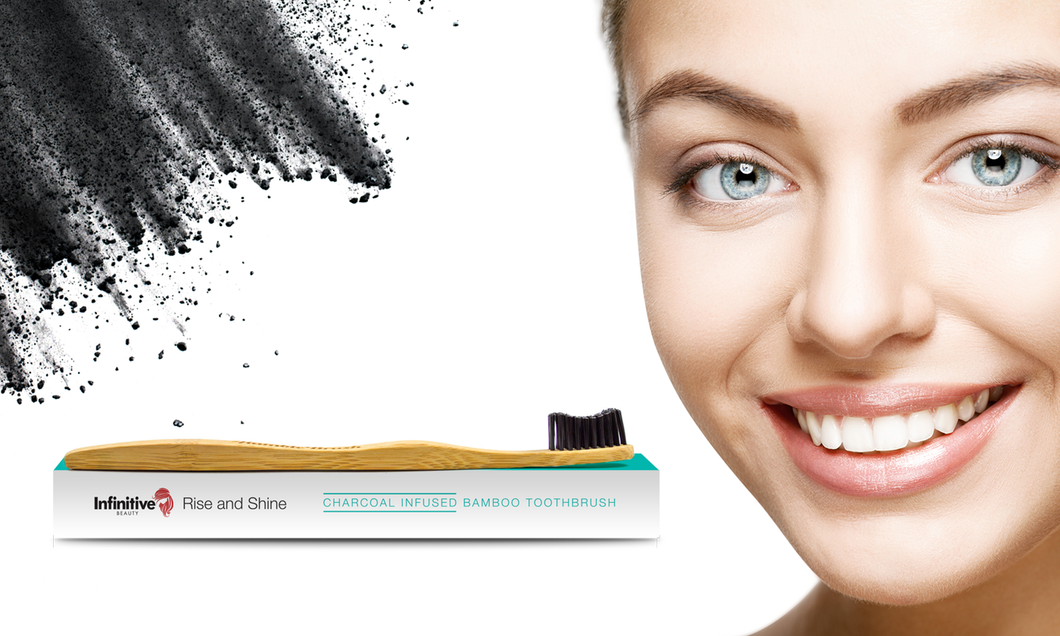 Infinitive Beauty 'Rise and Shine' Charcoal Infused Bamboo Toothbrush