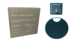 Lumin Skincare Body Scrubber With Hanging Hook