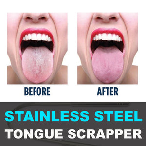 Groomarang Tooth & Gum Oil + Glamza Metallic Luxury Metal Tongue Scraper