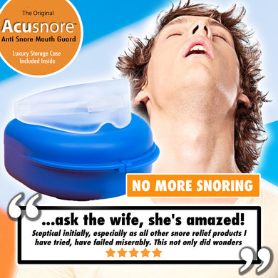 Acusnore Anti Snore Mouth Guard Gum Shield - Snoring and Sports Use