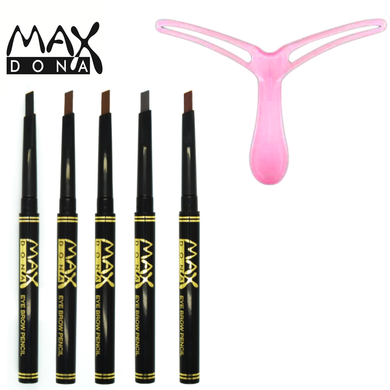 Maxdona Eyebrow Pens & Pink Eyebrow Shaping Stencil