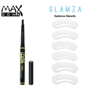 Maxdona Eyebrow Pens & 6 Eyebrow Stencils