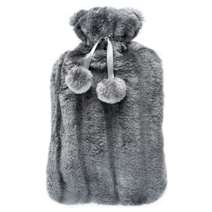 Generise Hot Water Bottles 2 Litre with Plush Cover