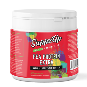 SUPPZUP Pea Proetein Extra 500g - Vegan & Vegetarian Friendly!!