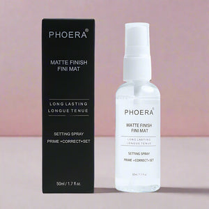 Phoera Matte Finish Setting Spray 50ml – Long-Lasting, Lightweight & Breathable - Free Delivery