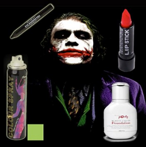 Halloween Joker Makeup Set - Hair Spray Version