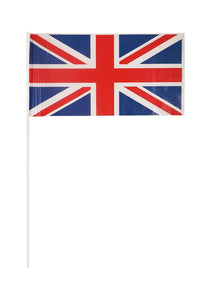 Union Jack Hand Flag 29cm x 17cm With 40cm Stick