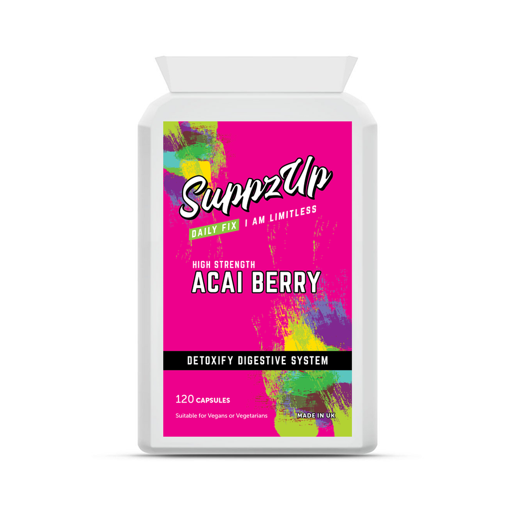 SuppzUp Acai Berry 1000mg - 120 Capsules