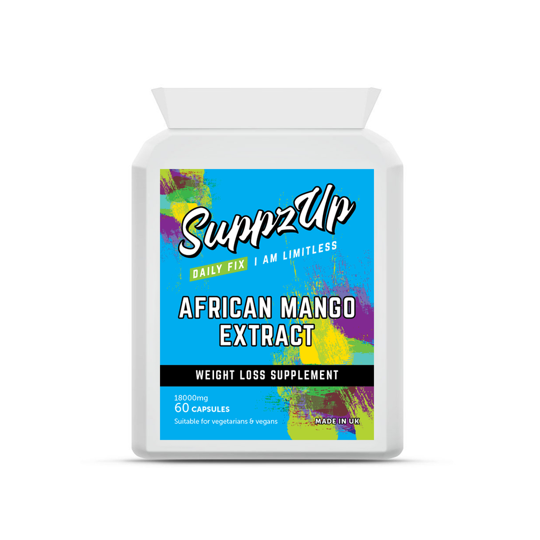 SuppzUp African Mango Extract 18000mg - 60 Capsules