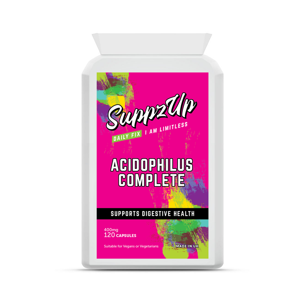 SuppzUp Acidophilus 400mg 10 Billion CFU - 120 Capsules