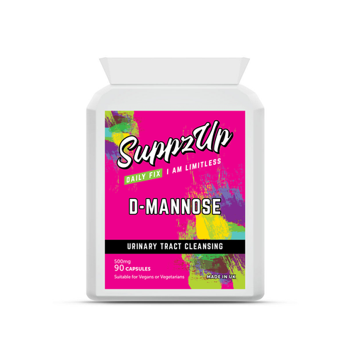 SuppzUp D-Mannose 500mg - 90 Capsules