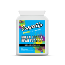 Load image into Gallery viewer, SuppzUp Green Coffee Bean Extract 5000mg 90 Capsules