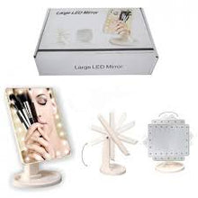 Load image into Gallery viewer, 22 LED Magnifying Touch Screen Vanity Mirror