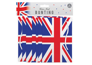Union Jack Bunting 10 metres - 12 Flags