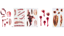 Load image into Gallery viewer, Halloween Wound Tattoo Stickers - 5 Types