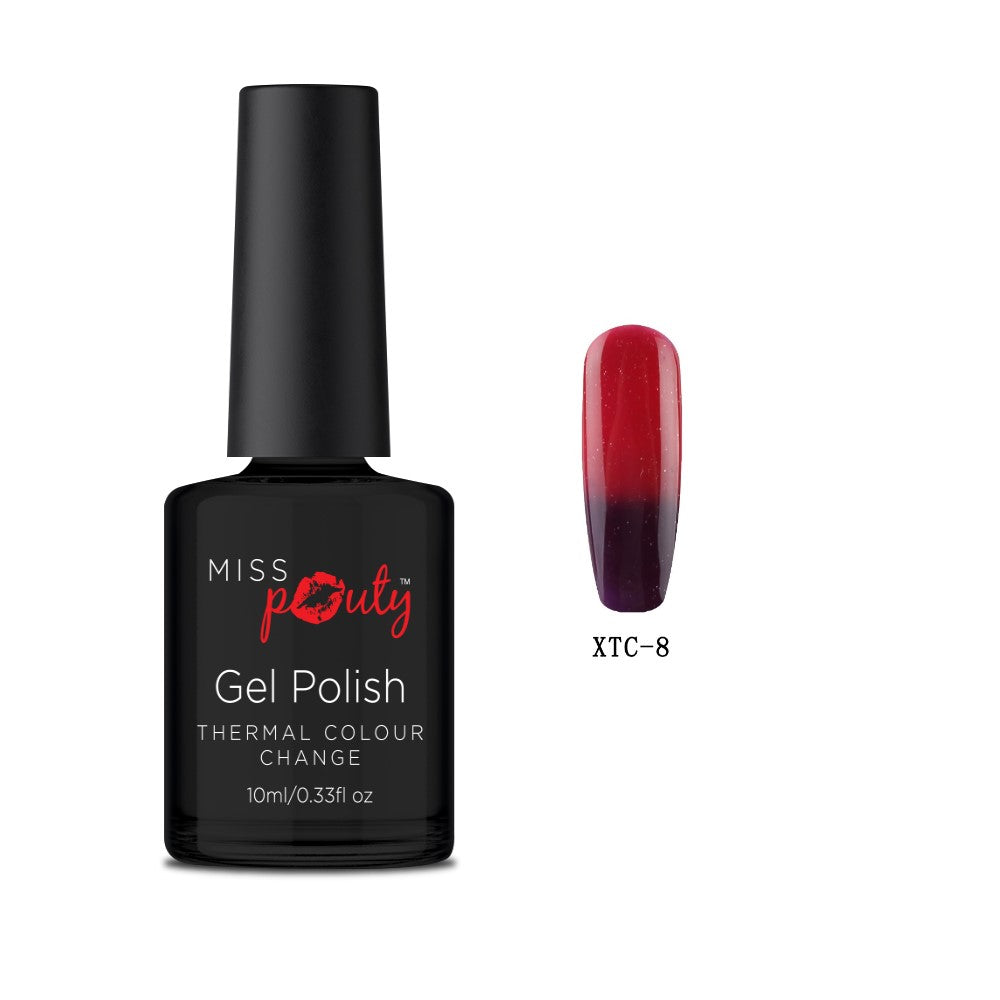 Miss Pouty Nail Polish - 'Gel Polish Colour' & 'Gel Polish Thermal Colour Change'