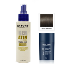 Load image into Gallery viewer, Beaver Professional Keratin System Hair Loss Building Fibres 12g or 28g with Optional Beaver Fibre Hold Spray