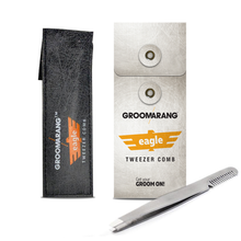Load image into Gallery viewer, Groomarang Eagle Tweezer German Stainless Steel Comb