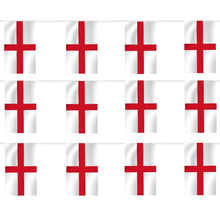 Load image into Gallery viewer, World Cup England Football Flag Bunting – 26 Feet | St George’s Cross Party Decorations | FREE UK Delivery
