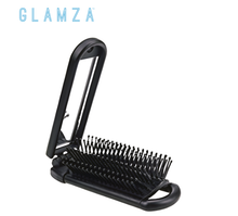 Load image into Gallery viewer, 2 in 1 Folding Detangle Hair Brushes with Mirror
