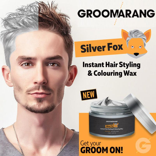 Groomarang Silver Fox Instant Hair Styling & Colouring Wax