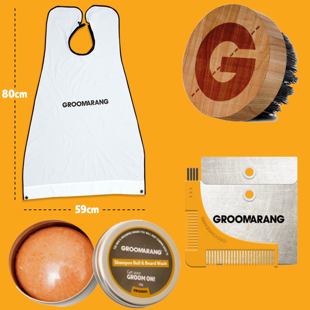 Groomarang 4pc Beard Grooming Kit
