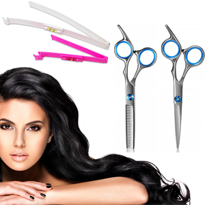 Miss Pouty Hair Cutting Clips & Optional Scissors Kit