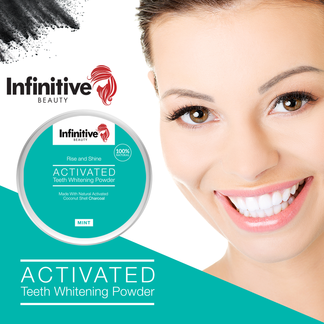 Infinitive Beauty 'Rise and Shine' Activated Charcoal Teeth Whitening Powder