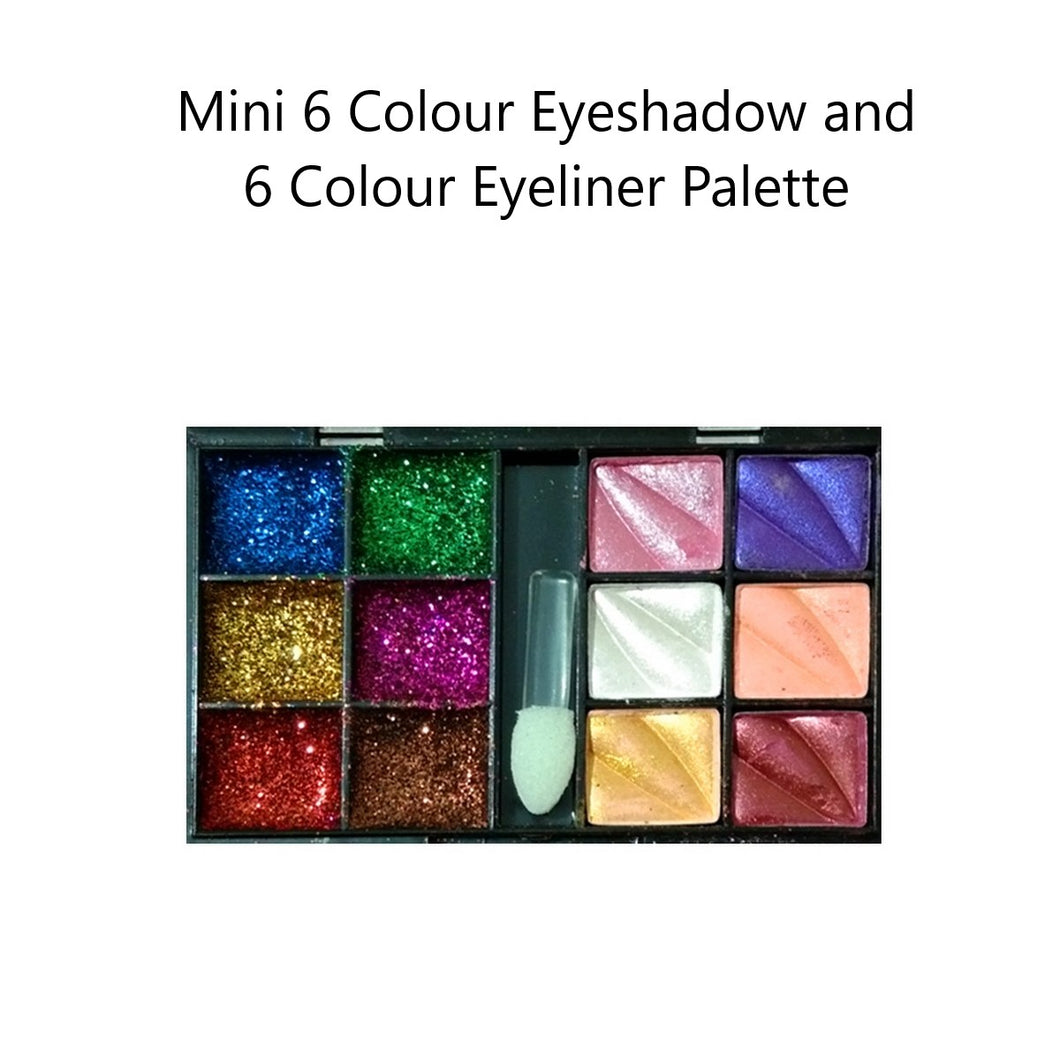 12pc Eyeshadow & Eyeliner Palette Set