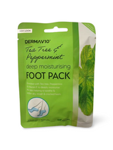 Load image into Gallery viewer, Derma V10 Deep Moisturising Foot Packs - Vitamin E Enriched