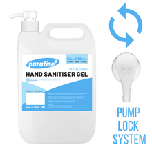 Load image into Gallery viewer, Puratise 5 Litre Hand Sanitiser Gel