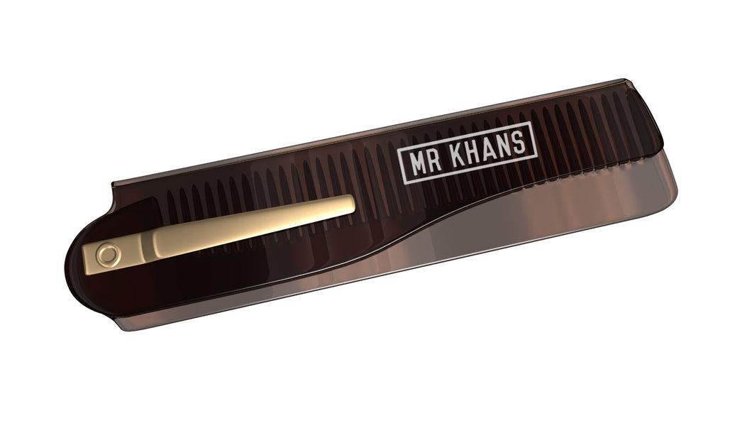 Mr Khan's Flip Moustache Comb