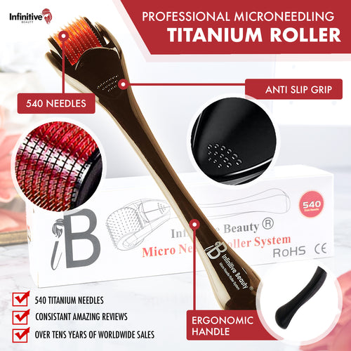 Infinitive Beauty 540 Titanium Alloy Premium Derma Roller