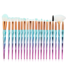 Load image into Gallery viewer, 20pc Diamond Make Up Brush Sets &amp; Optional Contour Palette