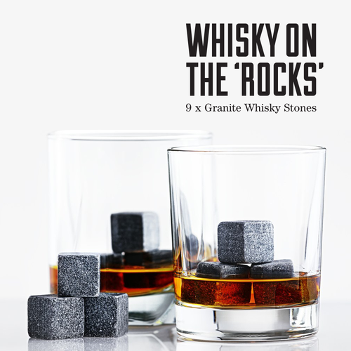 Whiskey Stones with Optional Ice Skull Trays